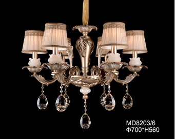 Tiffany Lamp,transparent,European-style,crystal,villa,Warm light