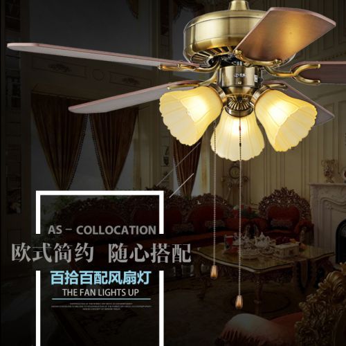 Fan Lamp Decorative Lighting Led Lighting Classical European Style