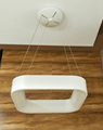 Yunqi Modern interior white square light chandelier